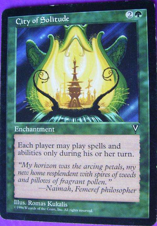 City of Solitude bid per card (Rare)