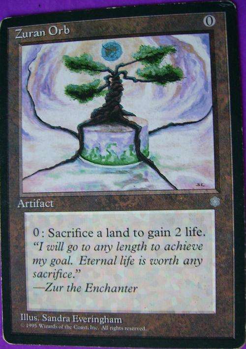 Zuran Orb bid per card