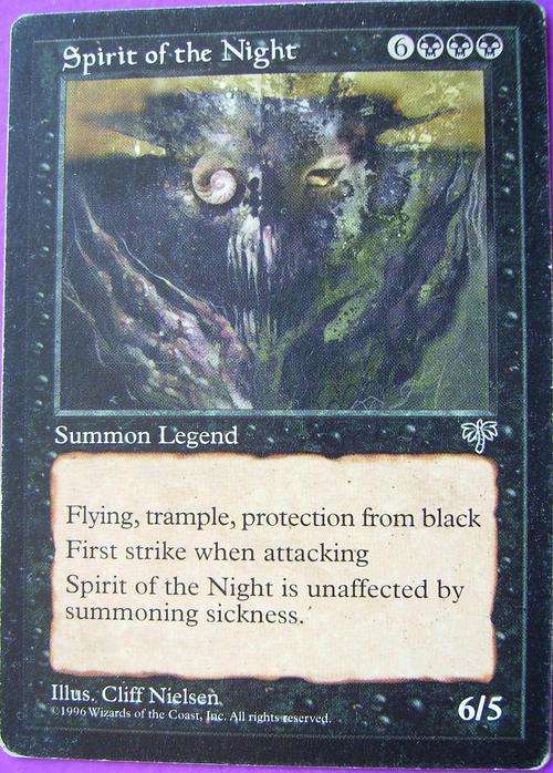 Spirit of the Night bid per card (Rare)