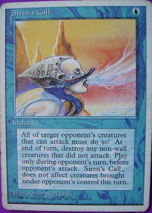 Magic the Gathering Siren's Call (Rare)