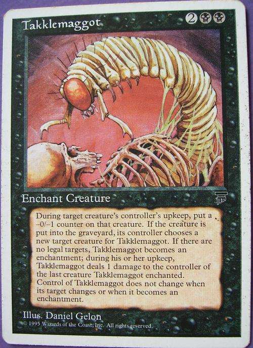 Magic the Gathering Takklemaggot BID PER CARD (Rare)