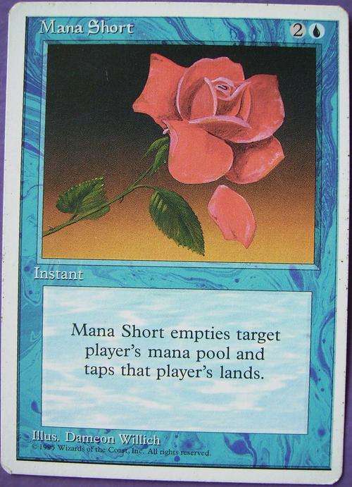 Mana Short bid per card