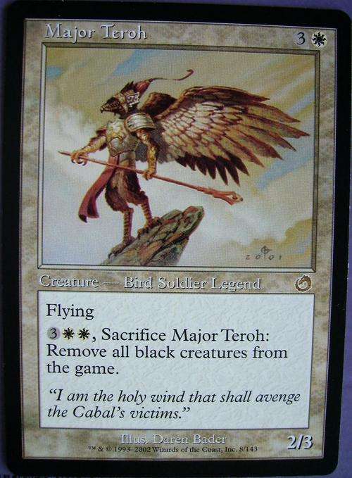 Magic the Gathering Major Teroh (Rare)