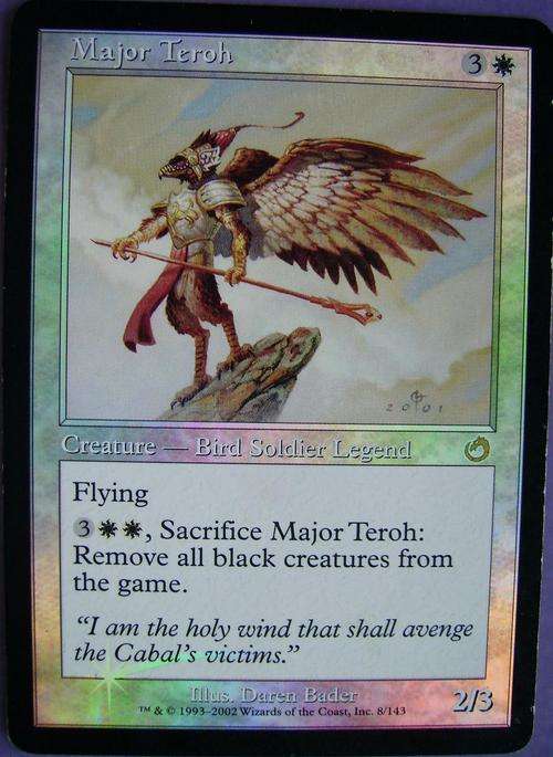 Magic the Gathering Major Teroh (foil) (Rare)
