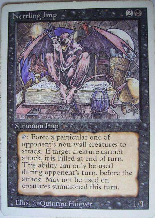 Magic the Gathering Nettling Imp (Rare)