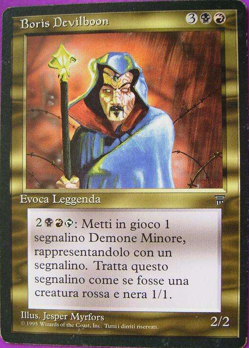 Magic the Gathering Boris Devilboon (Rare)