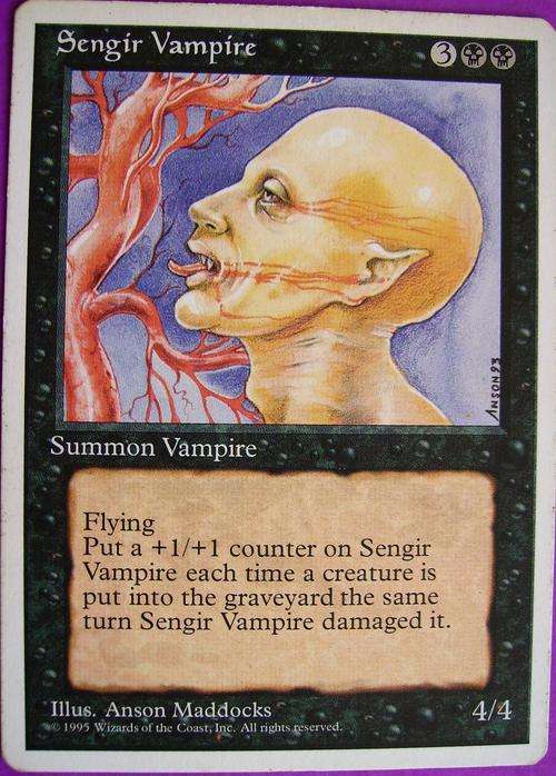 Magic the Gathering Sengir Vampire bid per card (Rare)