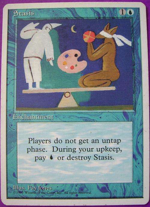 Magic the Gathering Stasis bid per card (Rare)