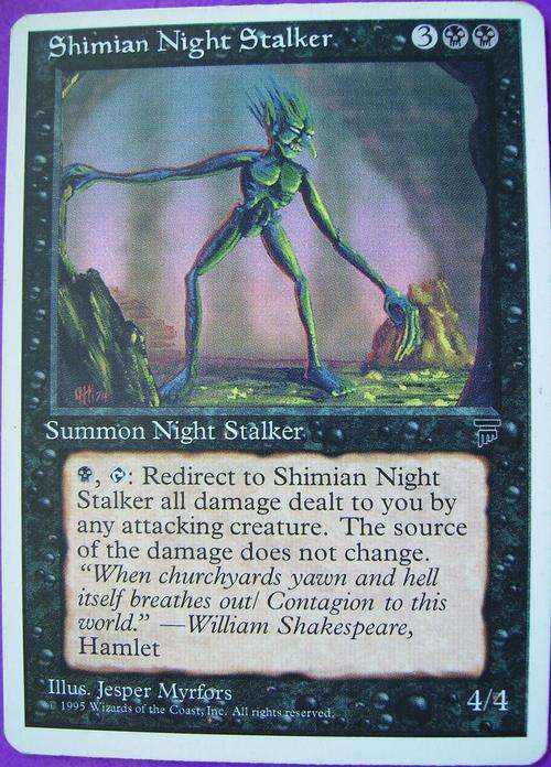 Magic the Gathering Shimian Night Stalker (rare)