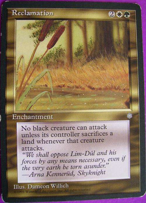 Magic the Gathering Reclamation (Rare)