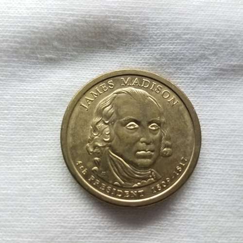 USA $1 Presidential Coin - 4th President James Madison