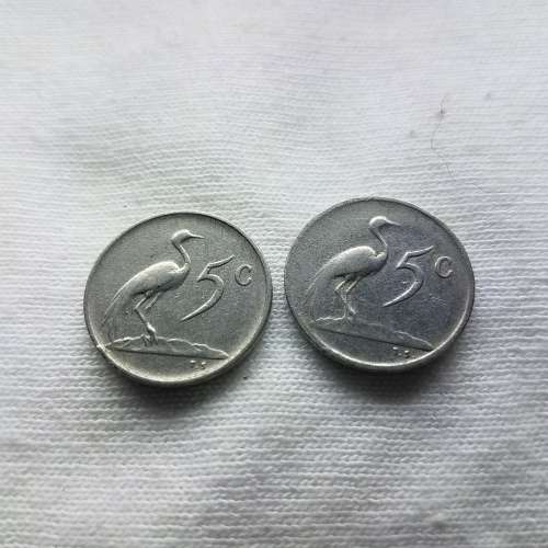 1969 English 5c Coins (One bid Takes All)