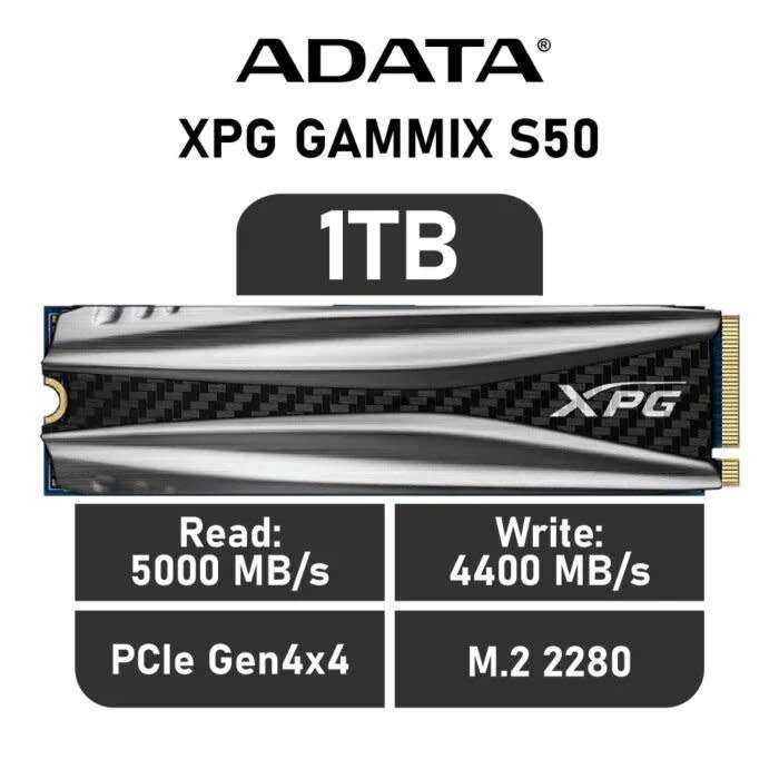 XPG 1TB PCIe Gen4x4  *5000/4400MB/S*