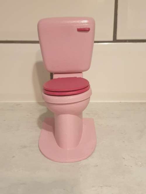 Barbie dollhouse furniture toilet