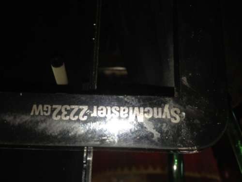 Samsung Monitor sold as spares