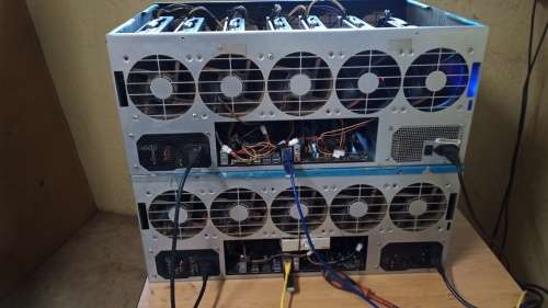 9 Card mining rig enclosures