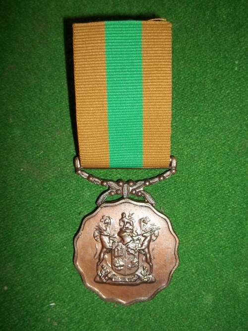 FLL SIZE ... SADF BRONZE MEDAL FOR GOOD SERVICE