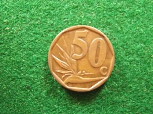 2000 New Coat of Arms ... Rare .. 50c CIRCULATION COIN