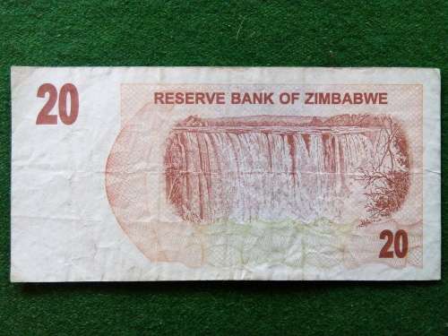 ZIMBABWE 20 DOLLARS 2006 ... GOOD CIRCULATED
