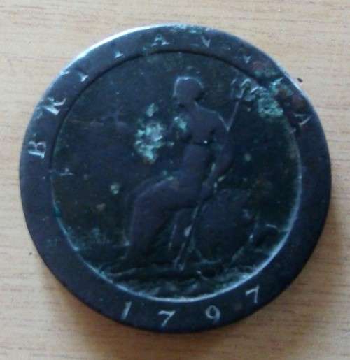 CARTWHEEL PENNY 1797 .... CIRCULATED