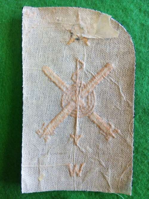 SADF .. SA NAVY LARGE TRADE BADGE ..SONAR TORPEDO (WEAPONS)  .. WINTER DRESS .. UNUSED