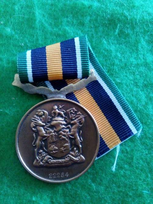 SADF FULL SIZE DE WET MEDAL NUMBERED