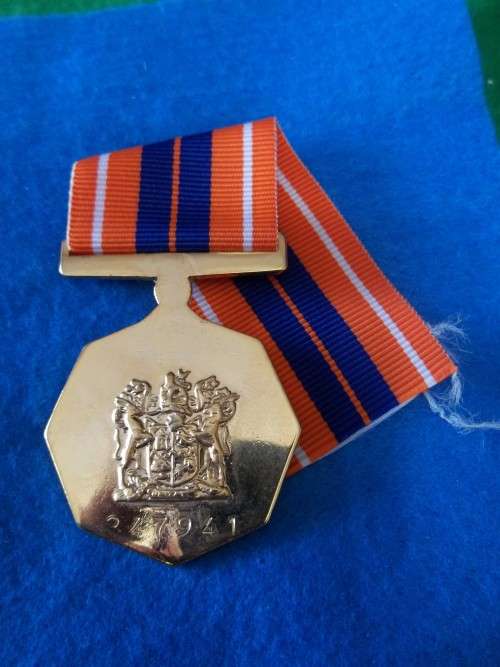 SADF .. PRO PATRIA MEDAL (FULL SIZE) NUMBERED