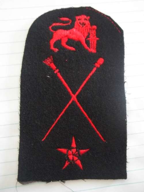 SADF - SA NAVY PAINTER SIGNWRITER TRADE BADGE - SEAGOING UNIFORM (DISCONTINUED 1970's)