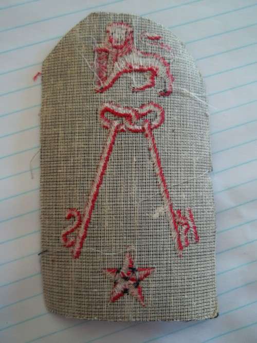 SADF - SA NAVY STEWARD TRADE BADGE - SEAGOING UNIFORM (DISCONTINUED 1970's)