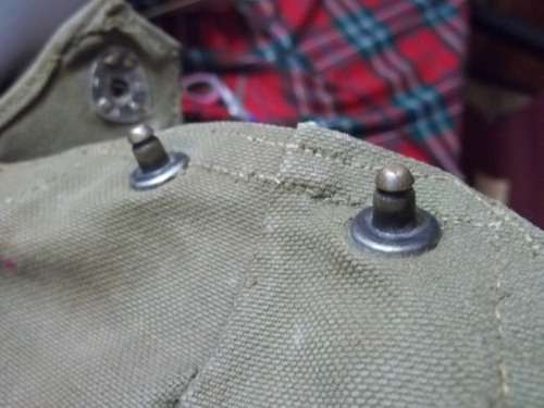 UNKNOWN ORIGIN (SADF/RHODESIA??) WATER BOTTLE WITH POUCH AND FIREBUCKET