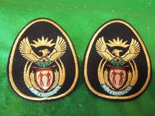 SADF - WO 1 (STAR) STEPOUT DRESS RANK PAIR - LUREX