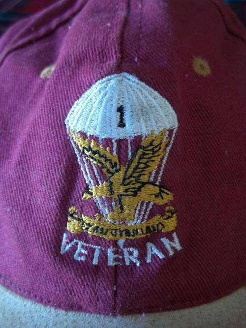 USED - SADF - 1 PARA BATALION VETERAN BASEBALL CAP - USED