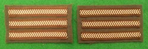 SADF - SWATF SGT RANK PAIR - UNUSED