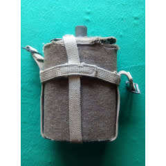 WW2 ERA ENAMEL WATER BOTTLE  - RESTORABLE