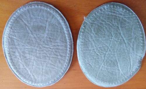 USED  - SANDF - (SOLDIER 2000 IRON ON) WO2 COLLAR RANK PAIR - USED