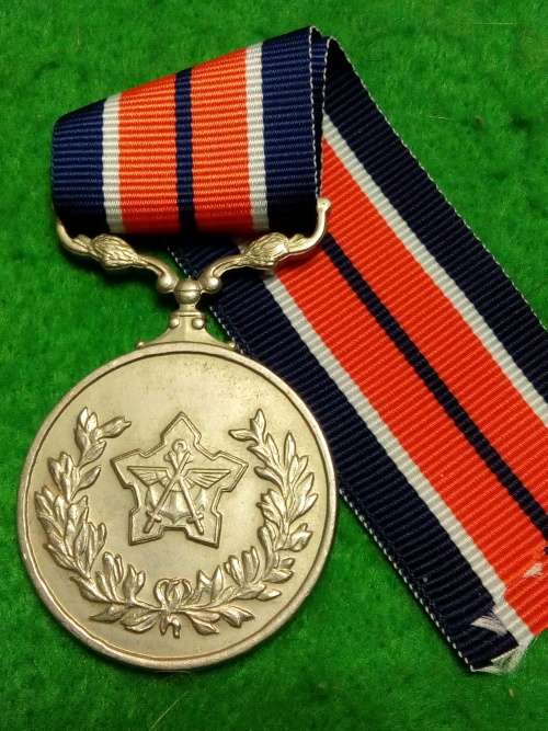 SADF - GENERAL SERVICE MEDAL -  REAR NUMBERED