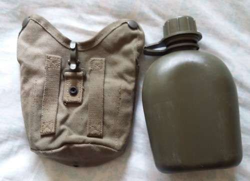 SADF - PATT 73 WATER BOTTLE AND POUCH - WITHOUT FIREBUCKET