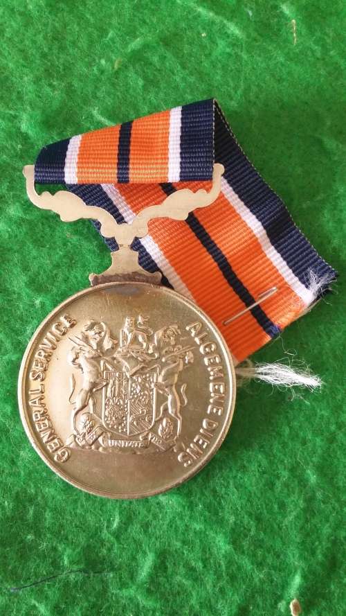 SADF - GENERAL SERVICE MEDAL -  RIM NUMBERED