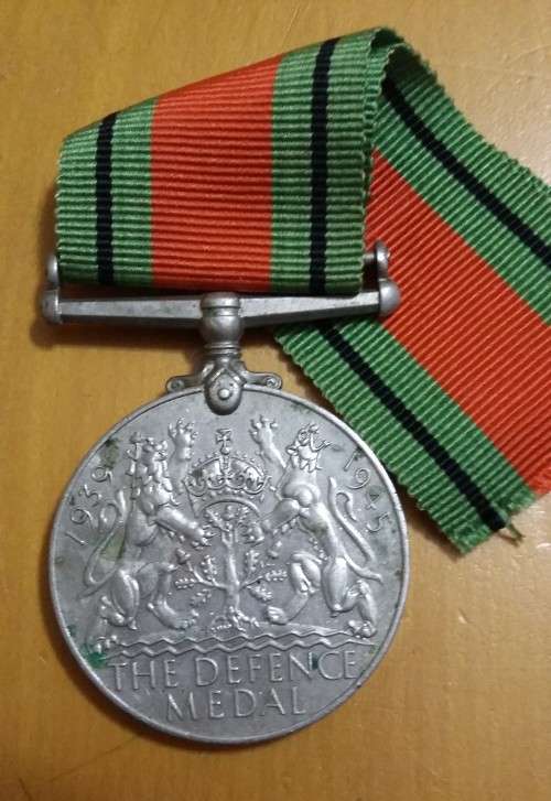 WW2 DEFENCE MEDAL - UNNAMED - FULL SIZE