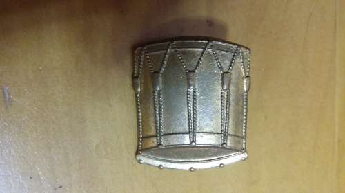 SADF - GILDING DRUMMER BADGE - PINS INTACT