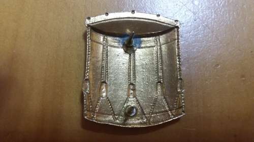SADF - GILDING DRUMMER BADGE - PINS INTACT