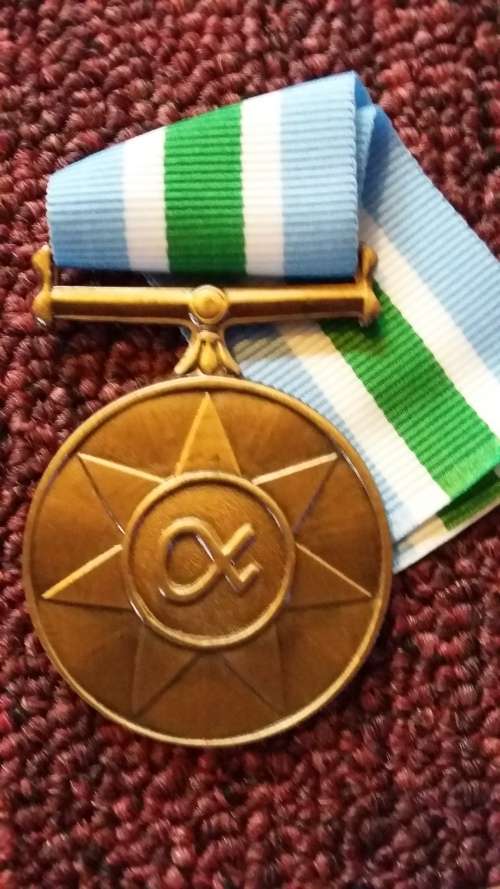 SADF - FULL SIZE UNITAS MEDAL - NUMBERED