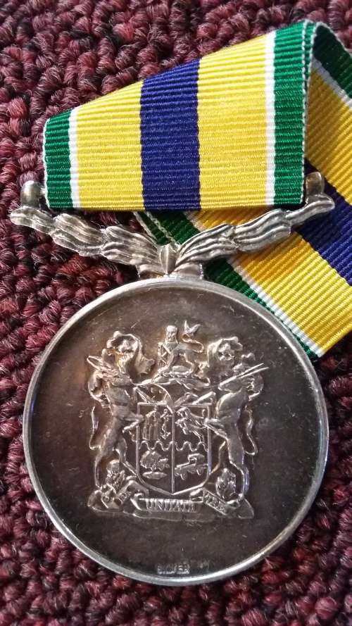 SADF - SILVER (MARKED) DE WET DECORATION 3002