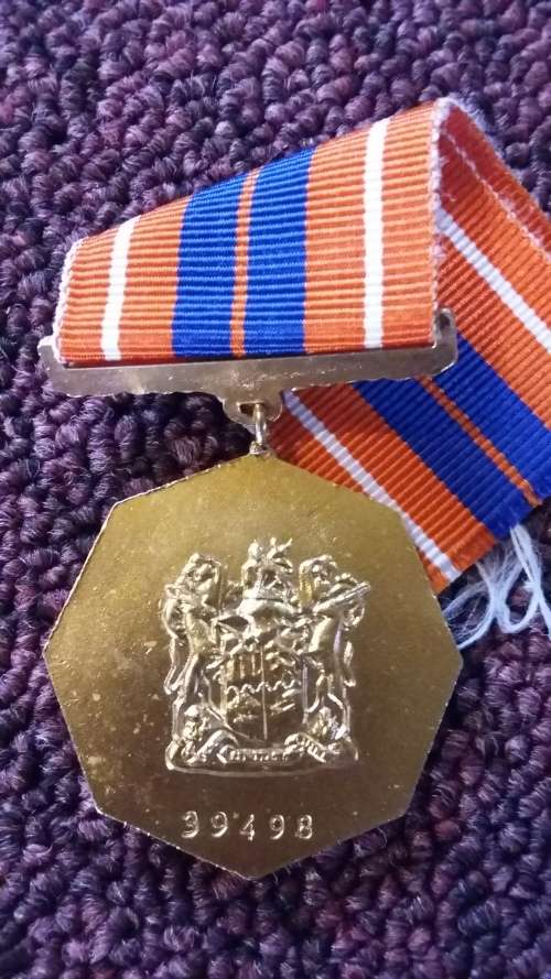 SADF - PRO PATRIA MEDAL -  EARLY TYPE - SWIVEL SUSPENDER