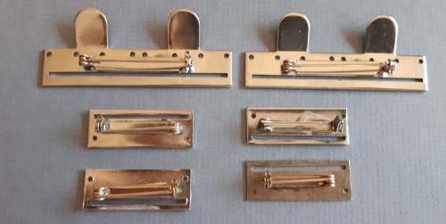 SADF LOT OF DOUBLE AND SINGLE MEDAL MOUNTING BARS (FULL SIZE)