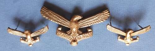 SAAF CAP AND SOLLAR BADGES SET
