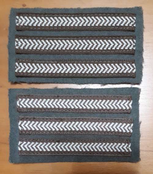 SWATF -  SGT NUTRIA SEW ON RANK PAIR  - UNUSED
