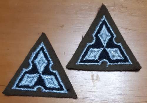 SWATF -  SEW ON RANK PIPS PAIR  - UNUSED