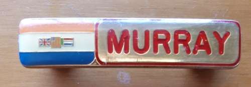 SADF - STEPOUT DRESS NAMETAG WITH FLAG - PINS INTACT