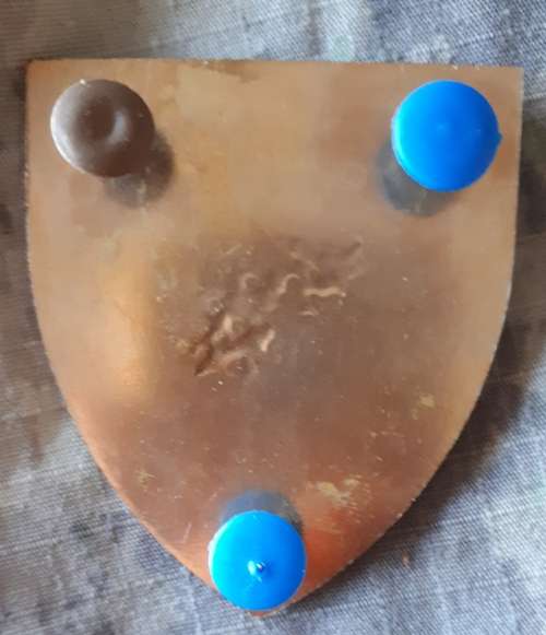 SADF / SANDF GENERAL SUPPORT BASE KROONSTAD METAL SHOULDER FLASH - PINS INTACT